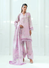 Minha By Amal Luxury Printed Lawn 3 Piece Unstitched Suit AM25MLL AM-04